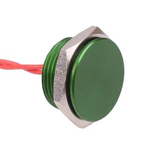 PBAT5AF3000 APEM Momentary NO 16mm Green Piezo Switch Prewired IP68 - Picture 1 of 2
