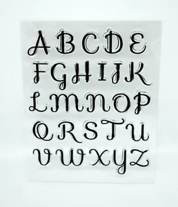 Francobolli acrilici trasparenti alfabeto maiuscolo, lettere *venditore britannico, spedizione rapida * 1Z - Foto 1 di 3