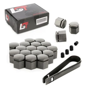 20x Caches Vis D'Enjoliveurs Ecrou de Roue Kit Gris 17 MM pour de Opel - Bild 1 von 9