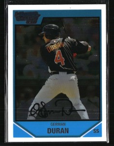 German Duran 2007 Bowman Draft Picks & Prospects #BDPP88  Baseball Card