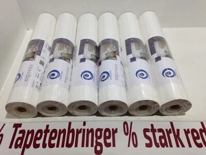 Vinyltapete Erismann 6x 224105 (6Rollen) Putzstruktur Muster Weiß Restposten - Bild 1 von 7