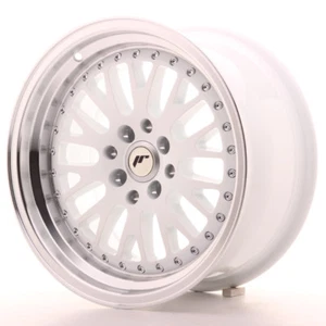 Un Cerchio in Lega Japan Racing JR10 16" x 8" ET10 4x100/114 Bianco - Foto 1 di 1