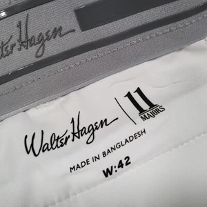 Walter Hagen pantaloncino golf uomo 42 comfort grip vita 11 major elasticizzato bianco - Foto 1 di 12