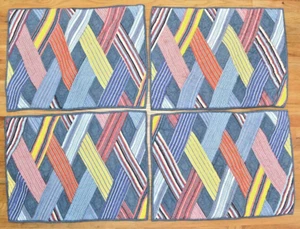 4er Set Bloomingdale’s gesteppte Standard Kissenbezüge 100% Baumwolle Boho Landhaus - Bild 1 von 4