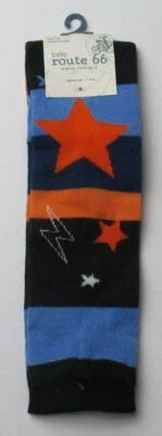 Nuevos calentadores de piernas bebé niño talla única bebé ruta 66 - estrellas Foto 1 de 2