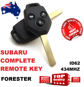 Transponder Remote Car Key suitable for Subaru Forester 2008 - 2010 ID62-434MHZ - Picture 1 of 3