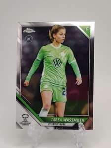 2021-22 Topps Chrome Women’s UEFA Tabea Wassmuth #54 Rookie Card Germany VLF 