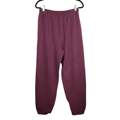 VTG 90s Pro Spirit Sweatpants Mens LT Burgundy Maroon Sweats Lounge Athleisure - Image 1 of 4