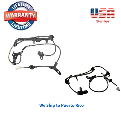 2ABS Speed Sensor Rear Left & Right Fit Pontiac Vibe Toyota Matrix 2003-2006 AWD - Image 1 of 4