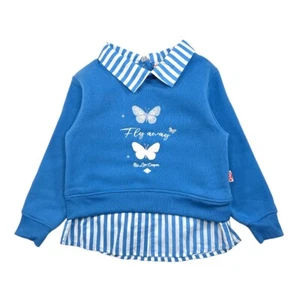 Girl's Sweatshirt. Lee Cooper. Blue Color. Gift For Child - Picture 1 of 5