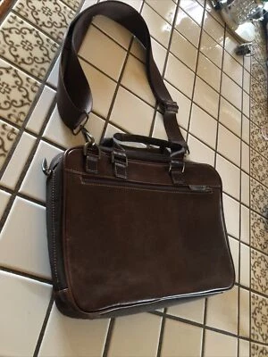 Bolso Mensajero Estilo Vintage Nashville Bocconi Cuero Marrón Envejecido Foto 1 de 4