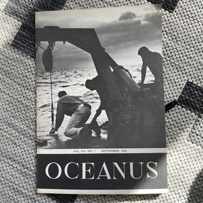 Oceanus magazine, Sept 1961. VT Bowen Radioactive Isotopes. Woods Hole - Image 1 of 4