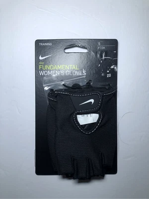 耐克 Fundamental 女式手套黑色/白色 S 码 — 第 1/4 张图片