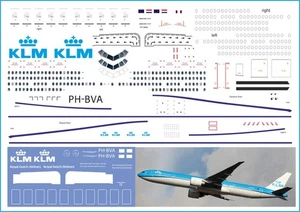 PAS-Decals 1/144 Boeing 777-300ER KLM Royal Dutch Airlines - Laser Decal - Bild 1 von 1