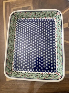 Boleslawiec Polish Pottery Baking Dish - Picture 1 of 4