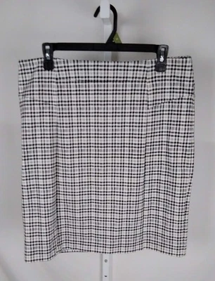 Michael Kors Womens Ladies Multicolor Check Lined Casual Straight Skirt Sz L - Image 1 of 3