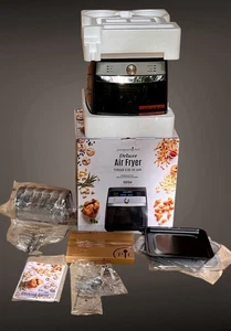 Pampered Chef Deluxe Air Fryer Model 100194 Air Fry/Dehydrator/Rotisserie - Picture 1 of 18