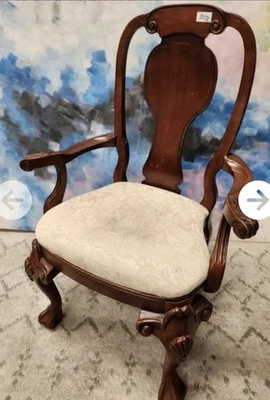 Poltrona de madeira vintage - Imagem 1 de 2