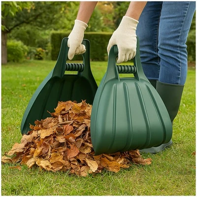 Laubgreifer Set 2 Stück Kunststoff groß ergonomisch für Garten-, Laub- und - Bild 1 von 2