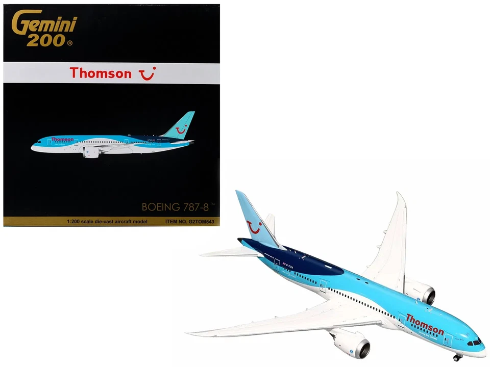 Boeing 787-8 Commercial Aircraft "Thomson - TUI Airways" Blue and White "Gemini - Image 1 of 1