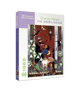 Pomegranate - Charley Harper: The Sierra Range - 1000 piece Art Puzzle NEW - Picture 1 of 2