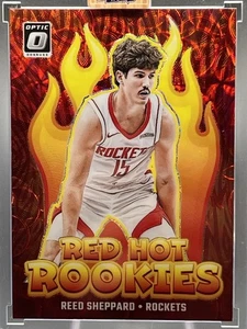 2024-25  Reed Sheppard Red Hot Rookies Prizm Rockets - Bild 1 von 4