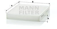 1 x MANN Filter cabin air CU 2440 for VOLVO V50 WAGON (545) 04/04-12/10 - image 1 of 1