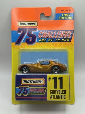 Литой автомобиль Chrysler Atlantic No11 -1:64 ограниченный выпуск Matchbox 75 Challenge 97 - Изображение 1 из 4