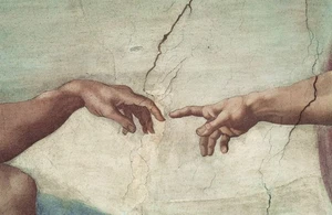 Fotomural-TEJIDO-MICHELANGELO-(4678)-Papel pintado-a medida-pintura esculturas arte XL - Imagen 1 de 2