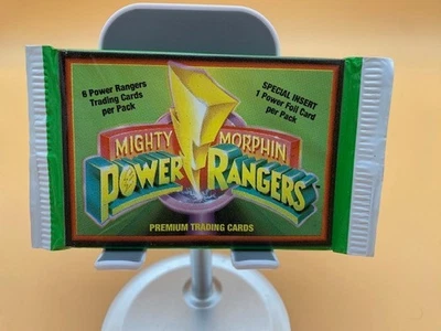 Paquete de 6 tarjetas coleccionables selladas Mighty Morphin Power Rangers - 1994 Collect-A-Card Foto 1 de 2