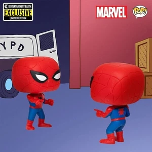 Funko Pop Spider Man Imposter Figure 2 Pack anni 60 serie animata esclusiva EE - Foto 1 di 6
