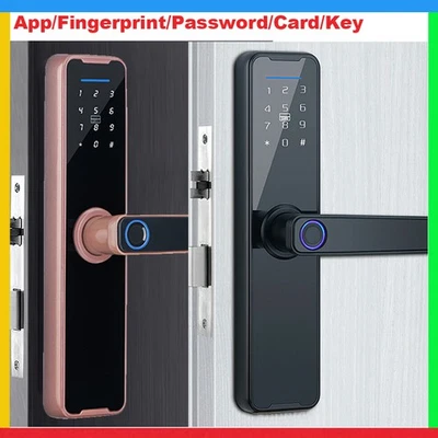 Office Home Smart Code Door Lock Fingerprint Password Keypad Electronic Lock - Image 1 of 4