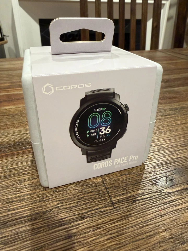 COROS PACE Pro GPS SPORT WATCH, 1.3-inch AMOLED Touchscreen, Black, Brand NEW - Image 1 of 4
