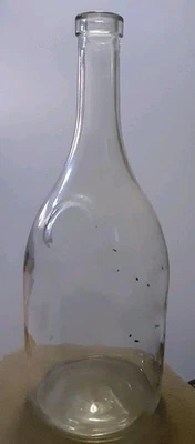 Большая прозрачная пустая стеклянная бутылка 1,5 л 1 кварта 18 унций Кувшин с 1852 года - Изображение 1 из 4