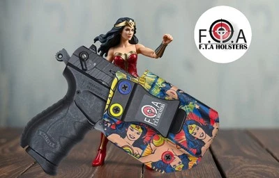 IWB Holster – Wonder Woman Print – Adjustable Cant – Inside Waistband - Image 1 of 4