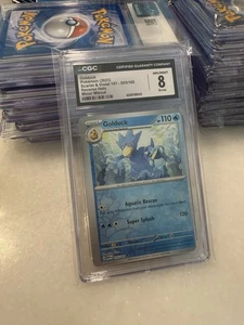 🔥 ERRORE DI ERRORE 🌟 CGC 8 GOLDUCK Reverse Holo Scarlet Violet 55/165 Pokémon 151 - Foto 1 di 2