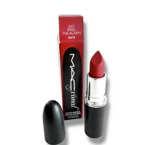 MAC MACximal Matte Lipstick RING THE ALARM 665 - Full Size Boxed - Picture 1 of 3