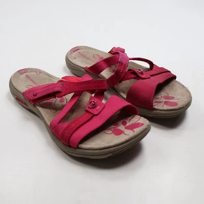 Sandalias Merrell rosa rojas para mujer talla 10 rosa con tiras Foto 1 de 4
