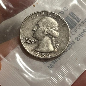 1958 25c High Grade Proof Washington Quarter - Bild 1 von 7