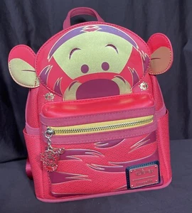 Tigger Rot Gold Chinesisches Neujahr Loungefly Winnie Puuh Mini Rucksack - Bild 1 von 10