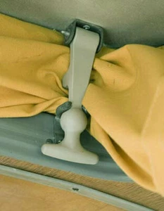 VW TYPE 2 BUS 1964-1973 WESTFALIA POP-TOP RUBBER HOLD DOWN STRAP SOLD EACH - Picture 1 of 6