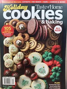 2024 TASTE OF HOME HOLIDAY COOKIES & BAKING  delish food Time illustrated Cooks  - Picture 1 of 1
