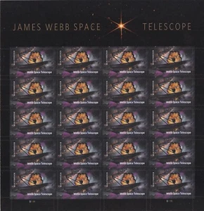 US 5720 James Webb Space Telescope F sheet 20 MNH 2022 - Picture 1 of 1