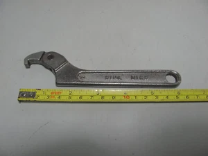 Vintage King Dick No. 6 'C' Hook Adjustable Wrench Tapper Sleave Spanner VGC - Foto 1 di 5