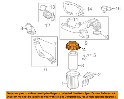 Used Air Cleaner Assembly fits: 2015 Ram Promaster 3500 van  Grade A - Image 1 of 3