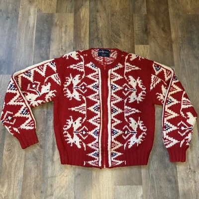 Suéter de lana vintage Ralph Lauren con cremallera para mujer Foto 1 de 4