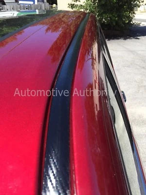 KIT DE MOLDURAS DE TECHO DE FIBRA DE CARBONO NEGRO PARA TOYOTA TUNDRA 2000-2006  Foto 1 de 4