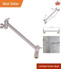 Durable Strong Adjustable Brass Shower Arm Extender - 10 Inch Size/Count/Pack