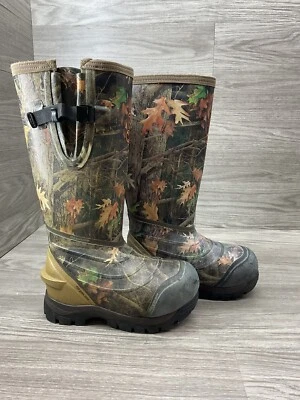 Cabela's She Zoned Comfort Trac 1200g Insulated Rubber Hunting Boots size 6 M - Image 1 of 4