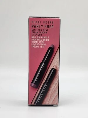 Bobbi Brown PARTY PREP Mini Long Wear Cream Stick Duo GOLDN PINK & DUSTY MAUVE - Image 1 of 3